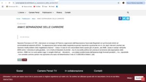 LO VOI NEL 2001 SU UPCI CONTRO SEPARAZIONE CARRIERE POCO PRIMA DI ENTRARE IN CSM