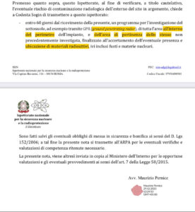 COMUNICAZIONE ISIN SOGIN SU BOSCO MARENGO