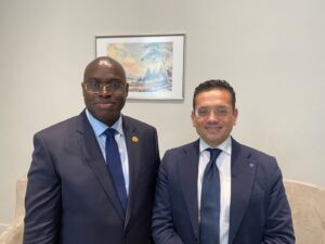 Tidiane Ouattara (AfSA) e Luca Salamone (ASI)