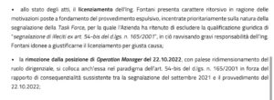 DELIBERA ANAC SU CARATTERE RITORSIVO DI ARTIZZU, AD SOGIN